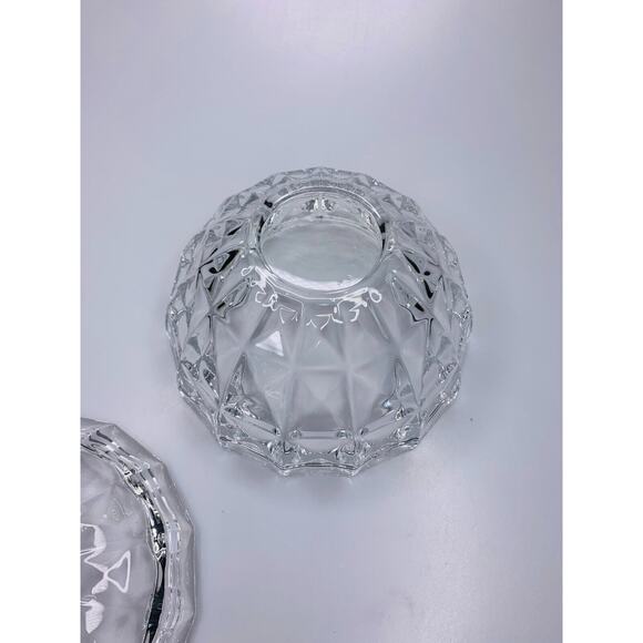 Comsaf Large Clear Glass Candy Dish with Lid - Picture 4 of 6